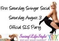 First Saturday Swinger Social on August 3, 2013